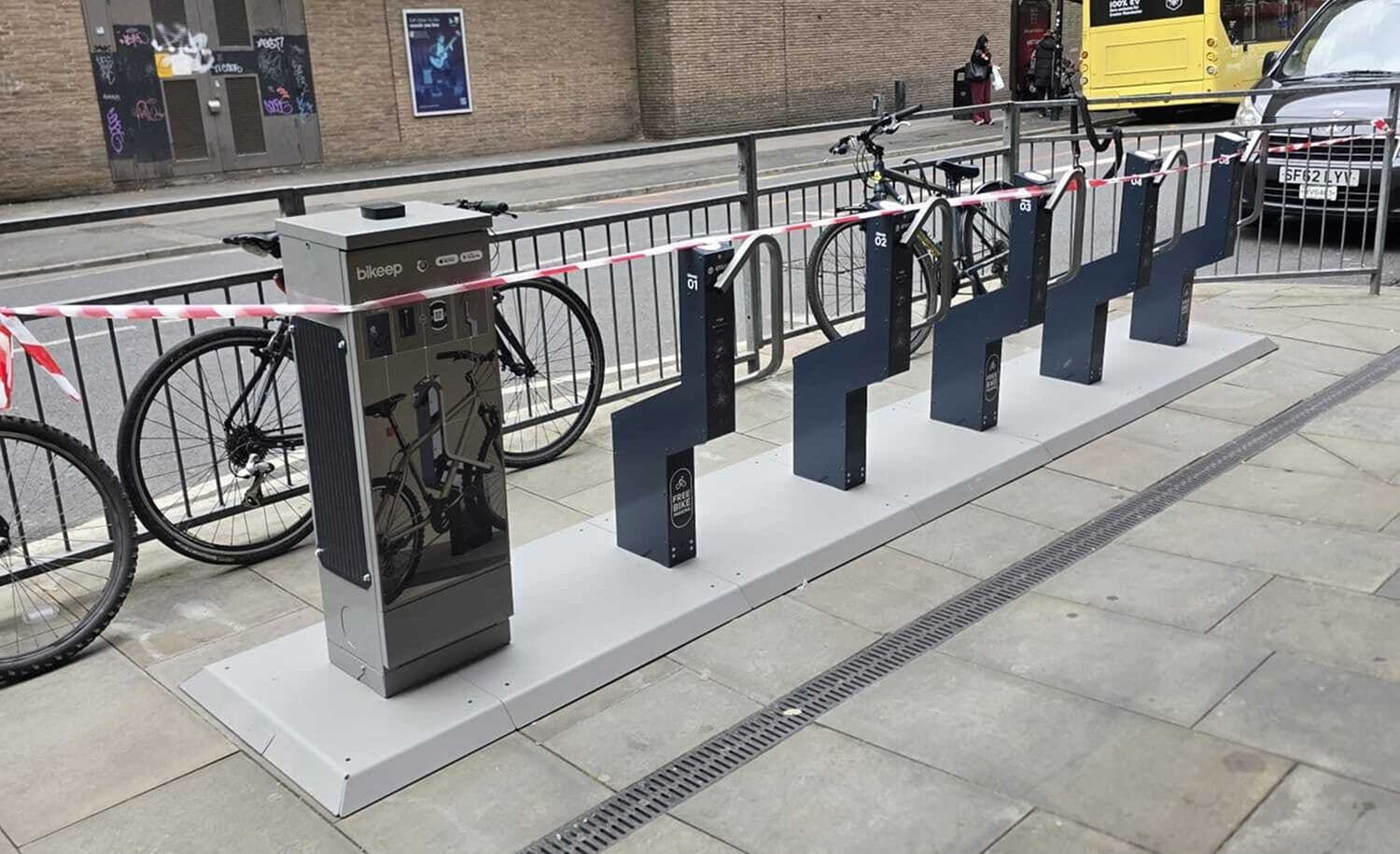 Manchester Victoria gets smart bike parking — installed in 30 minutes, fully off-grid