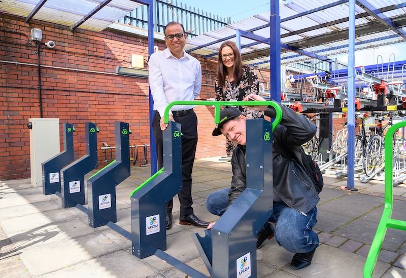 Bikeep at Bedford station