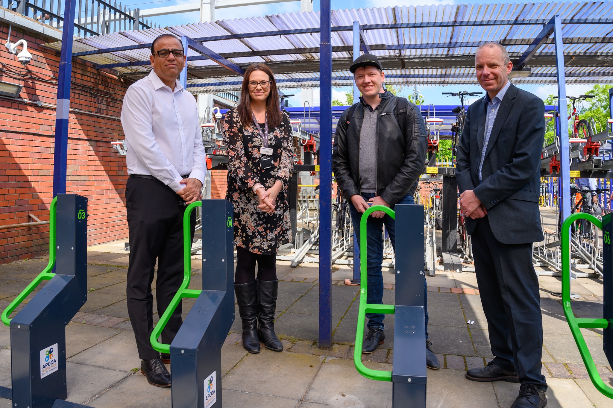 Bikeep stations are now available at Bedford parking hub