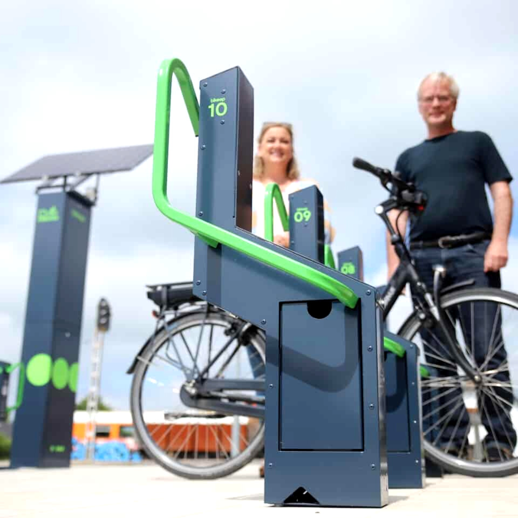 Secure Smart Bike Parking Station for personal bikes