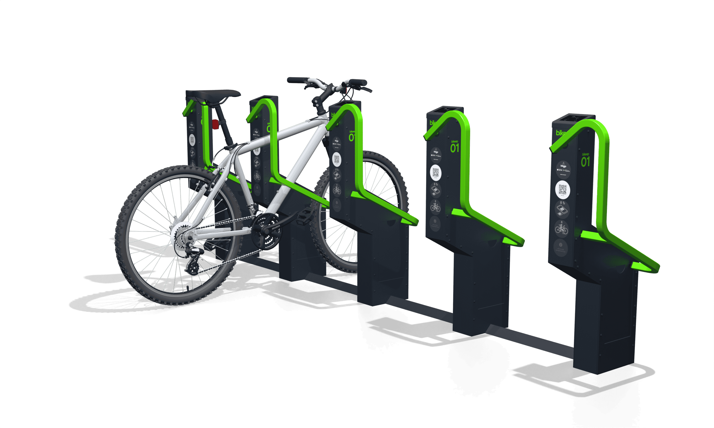 Secure Smart Bike Parking Station