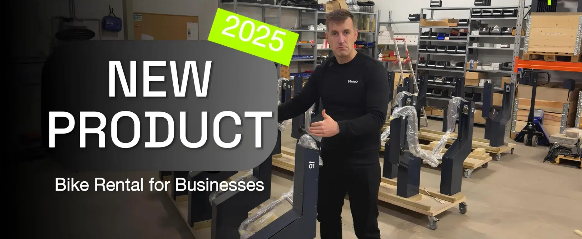 bike rental station for businesses by bikeep