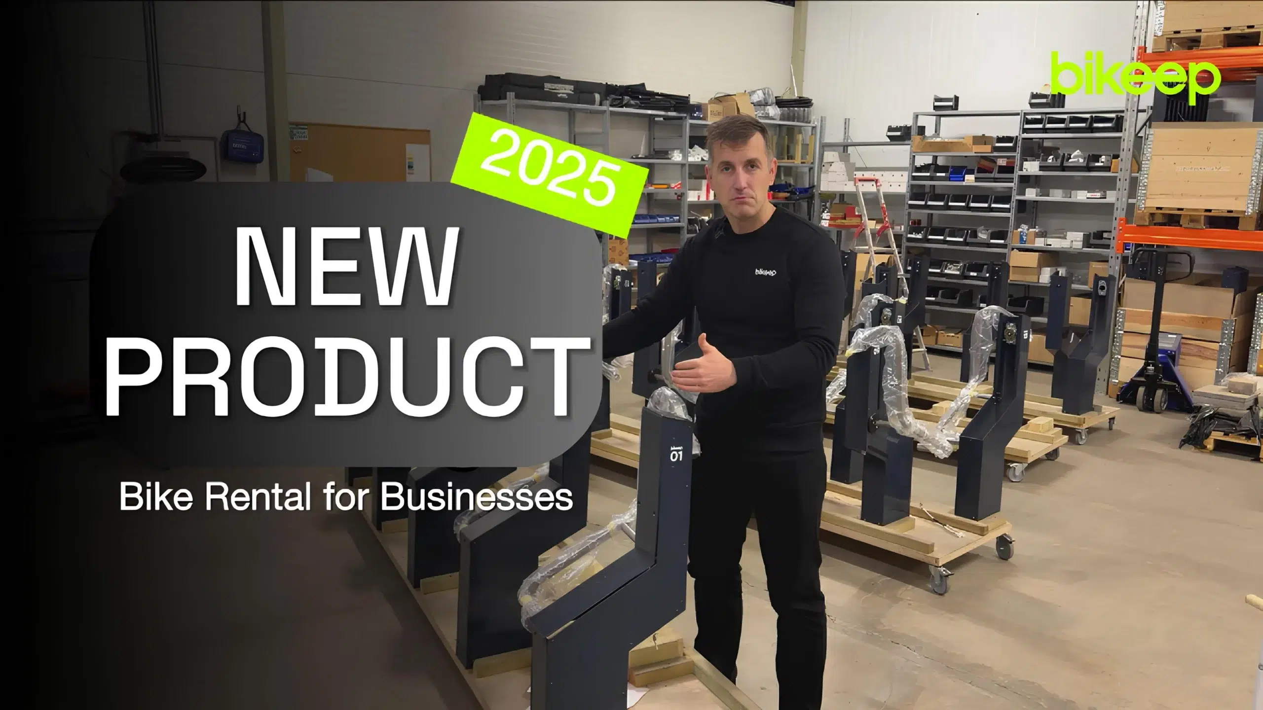 bike rental station for businesses by bikeep