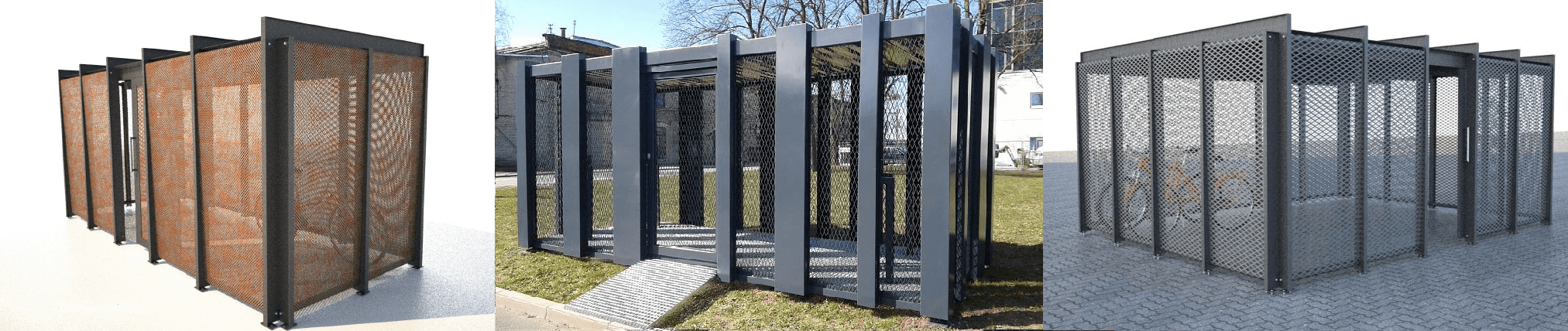 secure bike storage shed