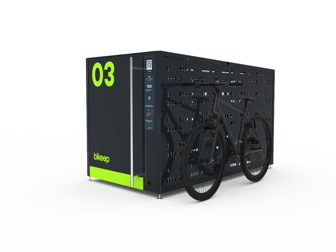 Smart Bike Lockers for outdoor, commercial and public use | Bikeep