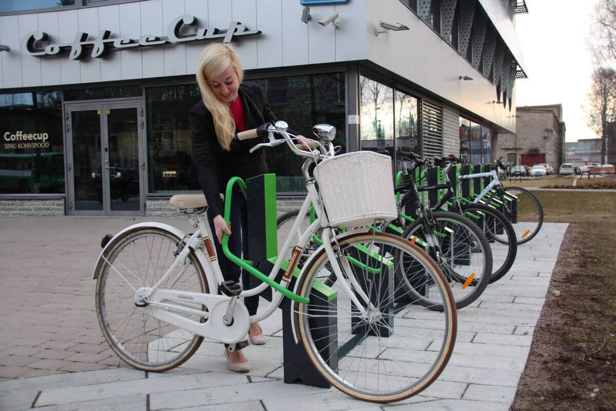 Easy to use bike racks