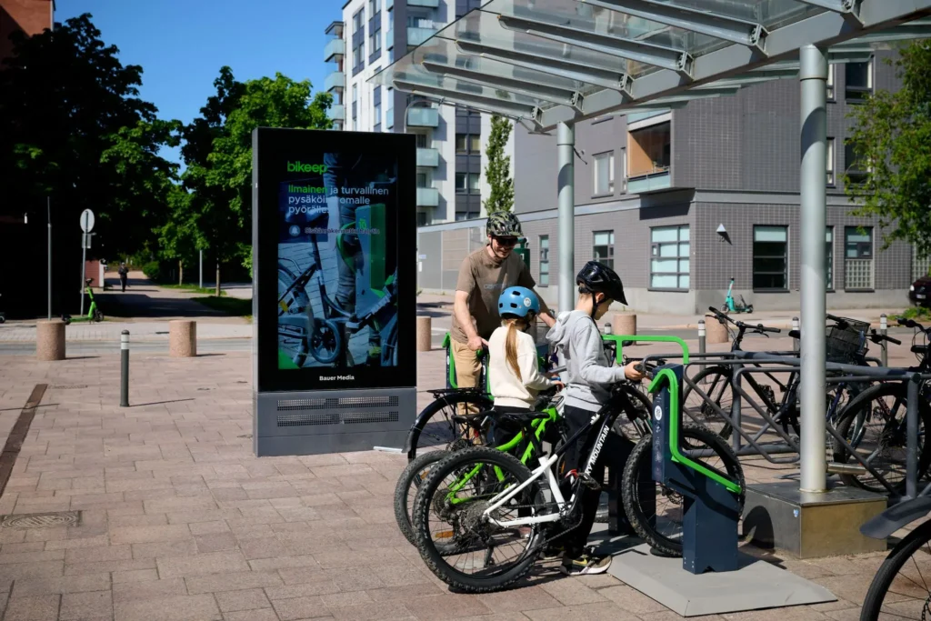 Bikeep bike parking station