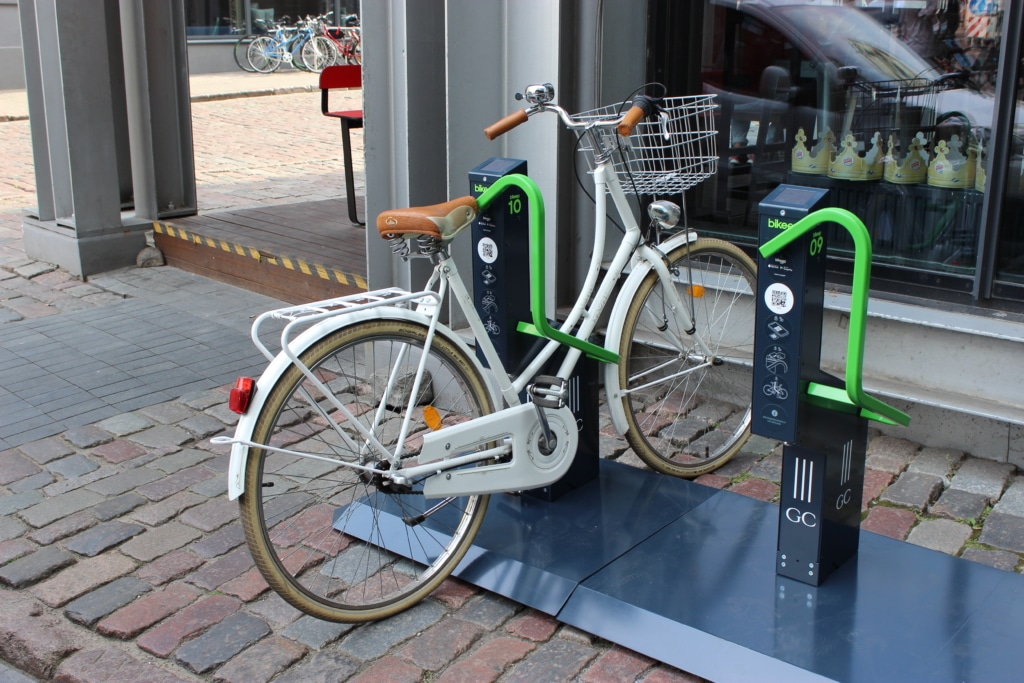 The First Smart Bike Parking Station Has Been Installed In Latvia