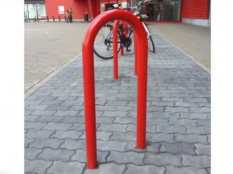 u shaped bike racks