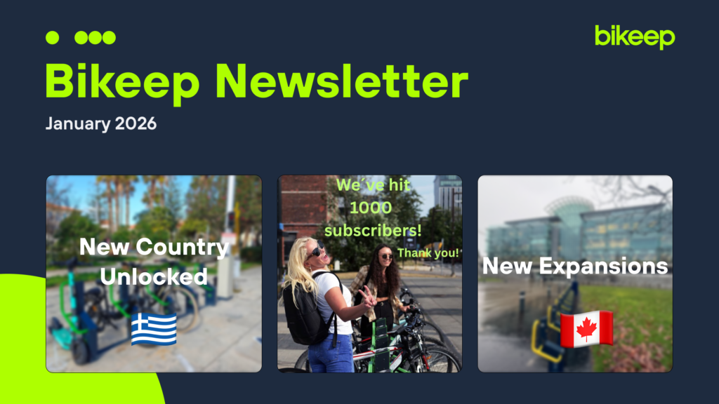 bikeep newsletter january 2026