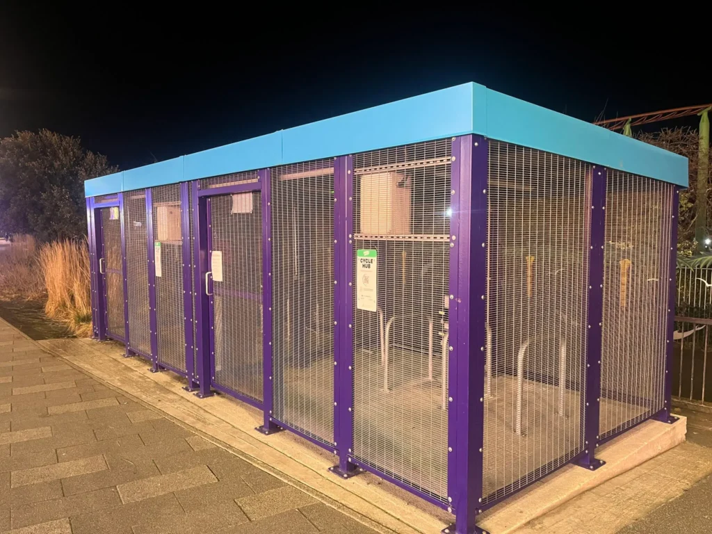Powered by Bikeep Bike Shelter