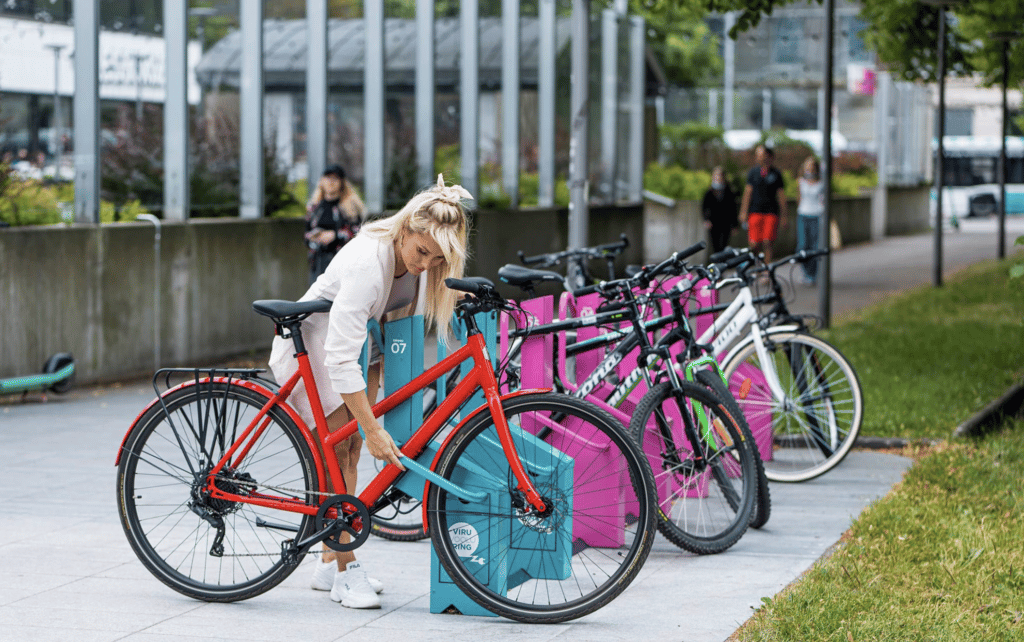 The first Bikeep smart bike station in Latvia will be installed at the "Galerija Centrs" T/C