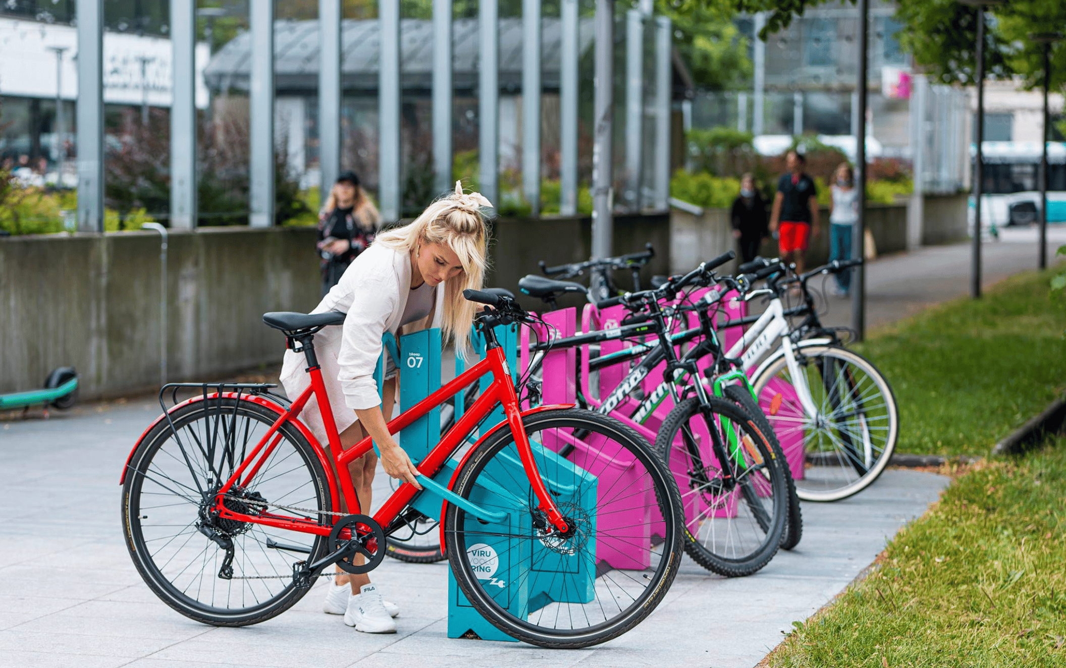 The first Bikeep smart bike station in Latvia will be installed at the “Galerija Centrs” T/C