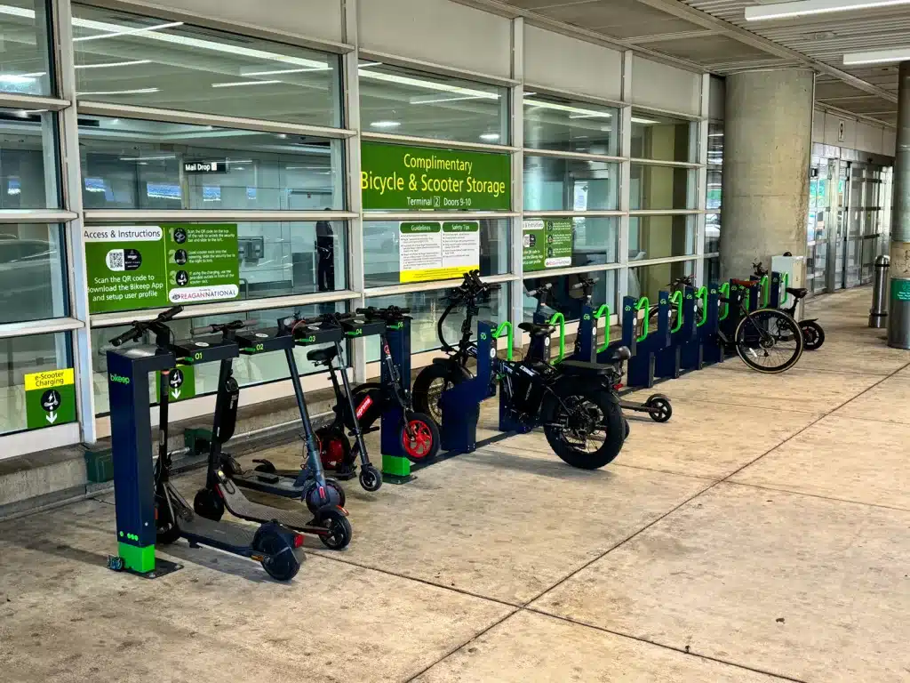 smart bike parking for airports