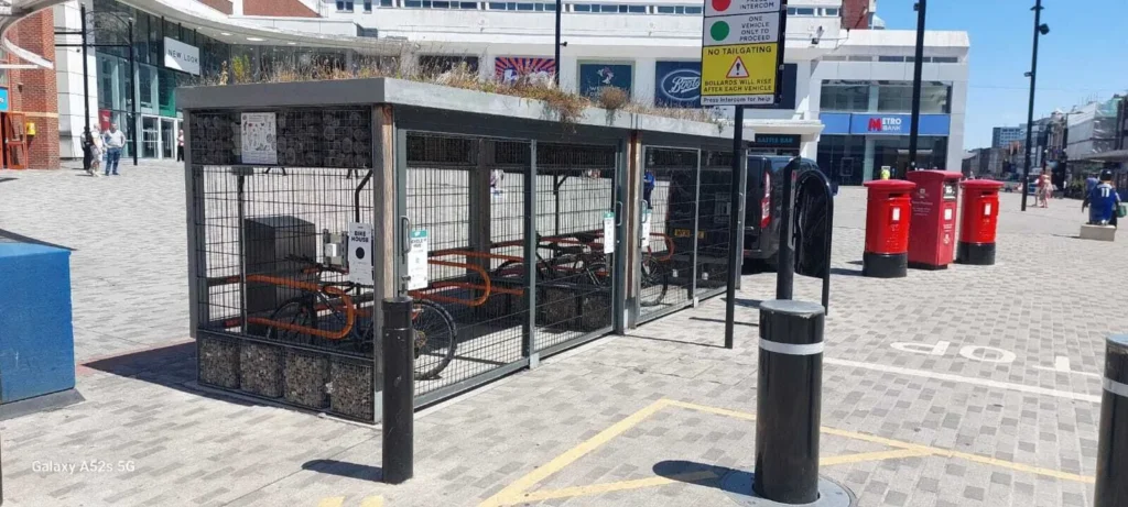 Powered by Bikeep Bike Shelter