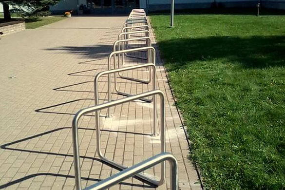 Spiral Outdoor Bike Rack